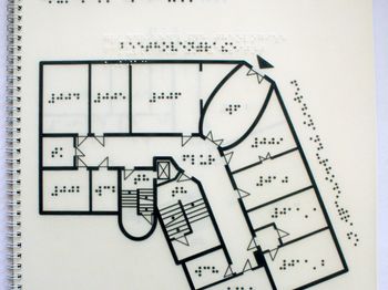 Ringbroschüre mit Schwellkopie /Grundriss